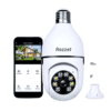 Câmera De Segurança Fergusom Lâmpada Ip Wifi Com Visão Noturna Interna Externa App Yoosee Espiã 360º Cor Branco