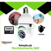 Câmera De Segurança Fergusom Lâmpada Ip Wifi Com Visão Noturna Interna Externa App Yoosee Espiã 360º Cor Branco - Image 6