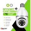 Câmera De Segurança Fergusom Lâmpada Ip Wifi Com Visão Noturna Interna Externa App Yoosee Espiã 360º Cor Branco - Image 5
