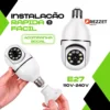 Câmera De Segurança Fergusom Lâmpada Ip Wifi Com Visão Noturna Interna Externa App Yoosee Espiã 360º Cor Branco - Image 3