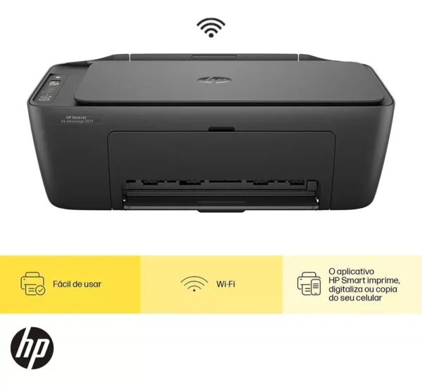 Impressora multifuncional cor HP Multifuncional DeskJet Ink Advantage 2874 127220V - Image 8